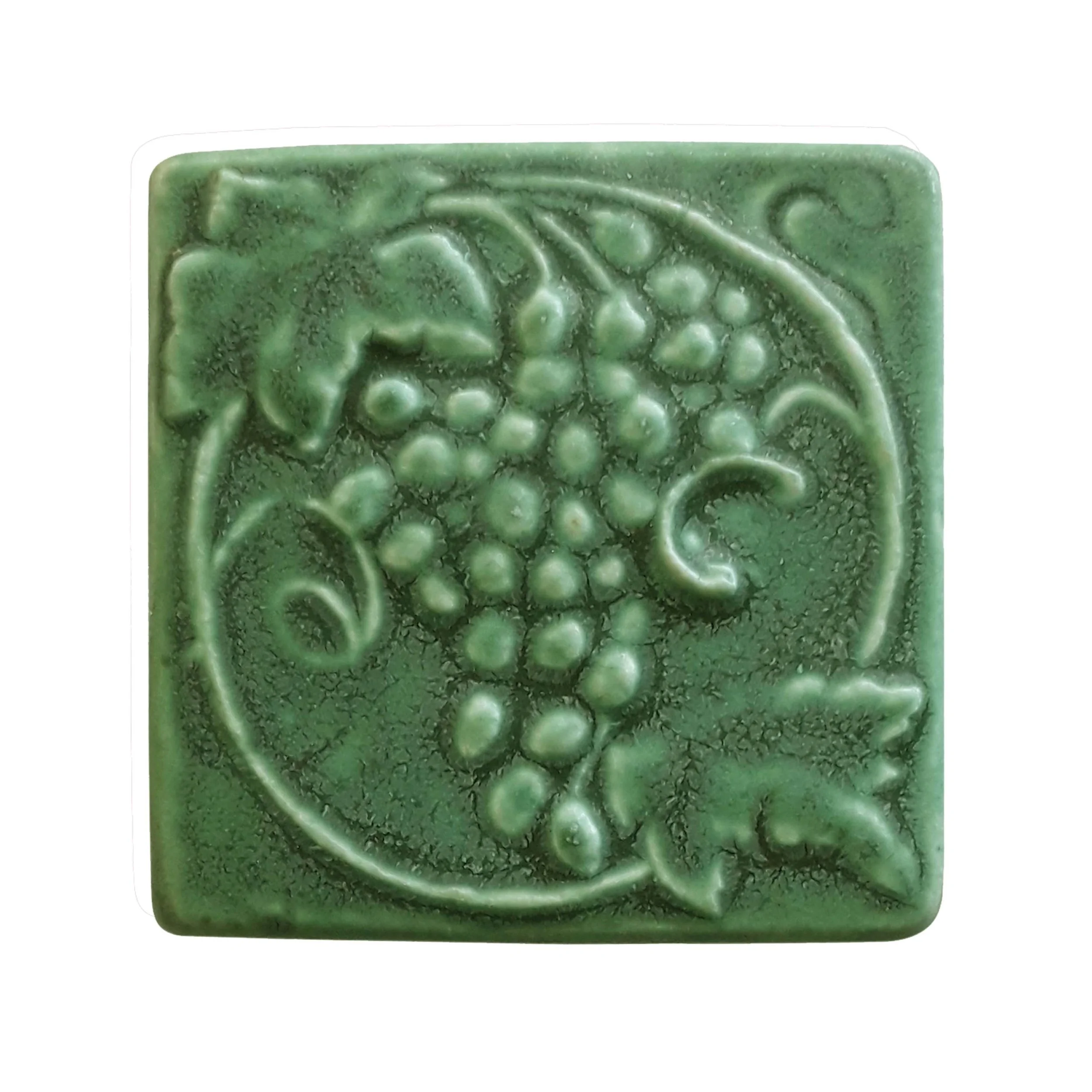Hand-Sculpted Botanical Porcelain Tiles: Michigan-Made Art for